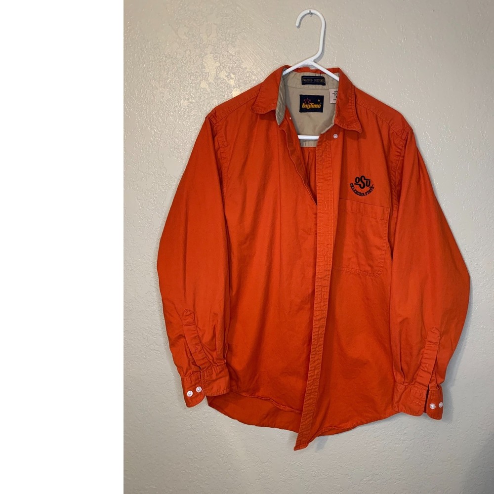 Vintage Oklahoma State University Cowboys Button Down Shirt - Medium